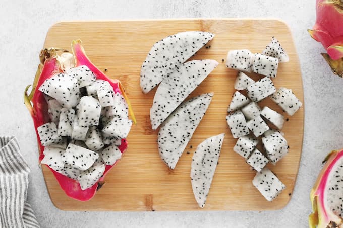 How To Cut Dragon Fruit Easily