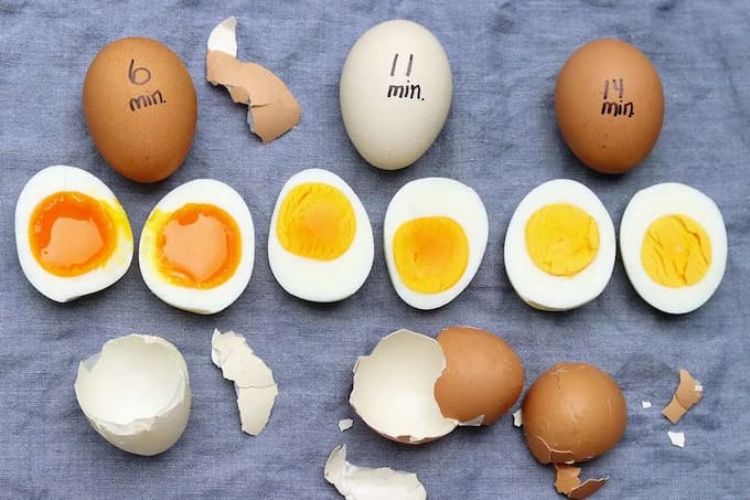 Soft-boiled egg vs hard-boiled egg
