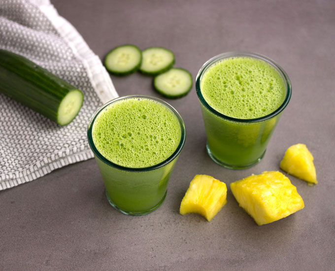 Cucumber And Pineapple Smoothie Instructions