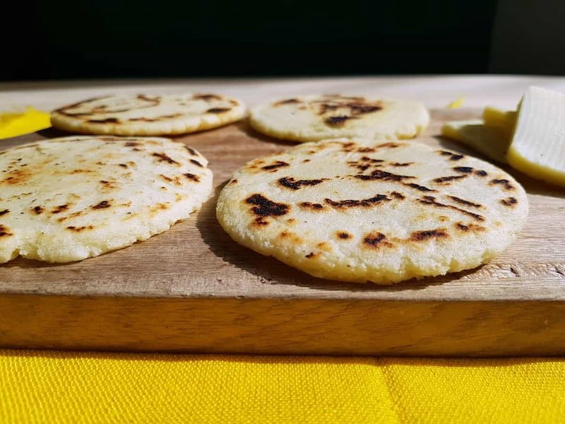 Arepas are a simple dish