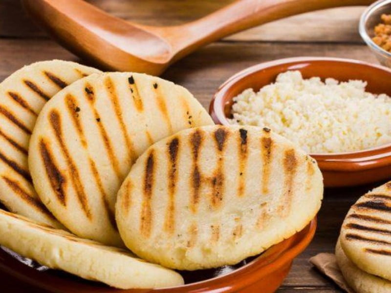 Typical Arepas