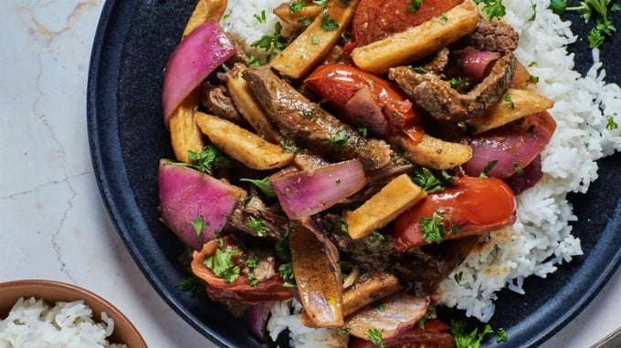 Lomo Saltado, a stir-fry dish that will whisk you away on a culinary adventure